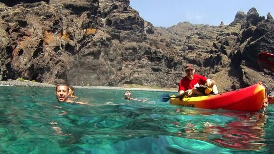 Excursión kayak en Tenerife Sur