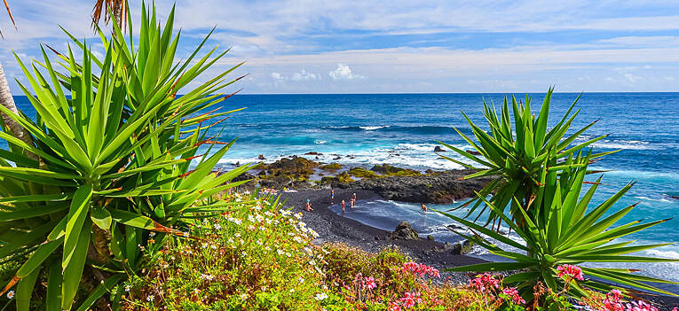 Piscina y playa El Arenisco en Punta del Hidalgo – Tenerife